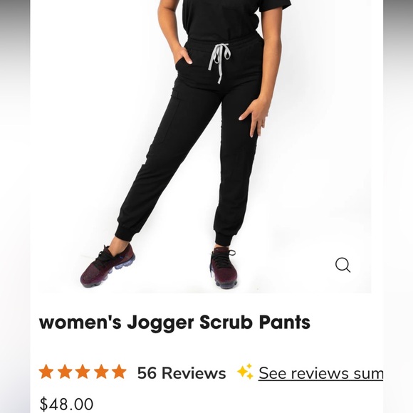 MIMs scrub bundle- top size XL, jogger size L - Picture 3 of 3